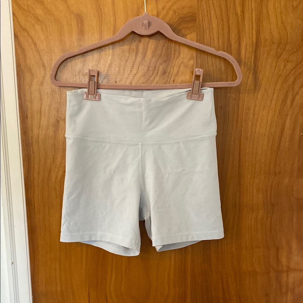 Women's High-Waisted Gray Shorts